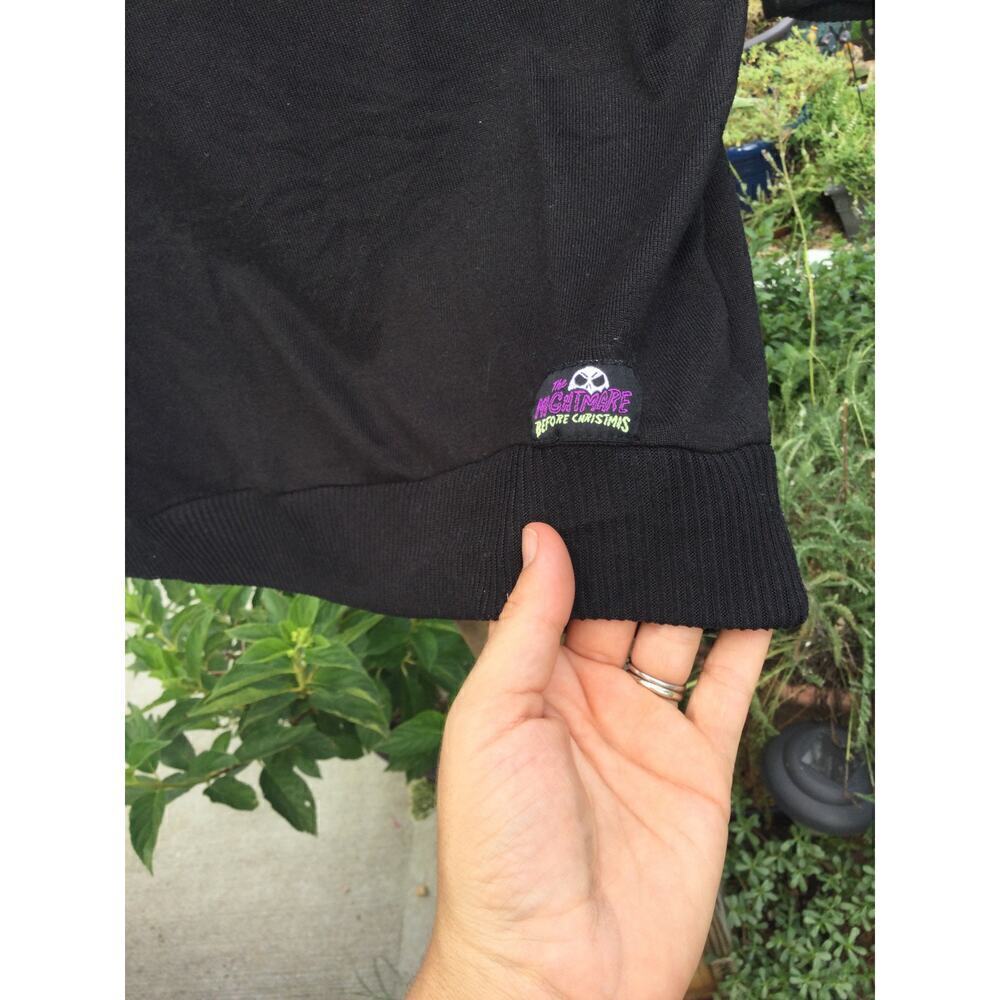 Disney sleepwear M sweater night gown black purple nightmare before‎ Christmas - Picture 5 of 12